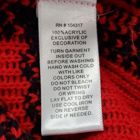 Derek Heart "Santa's Bestie" Buffalo Check Sweater. Sz Large - Picture 7 of 7